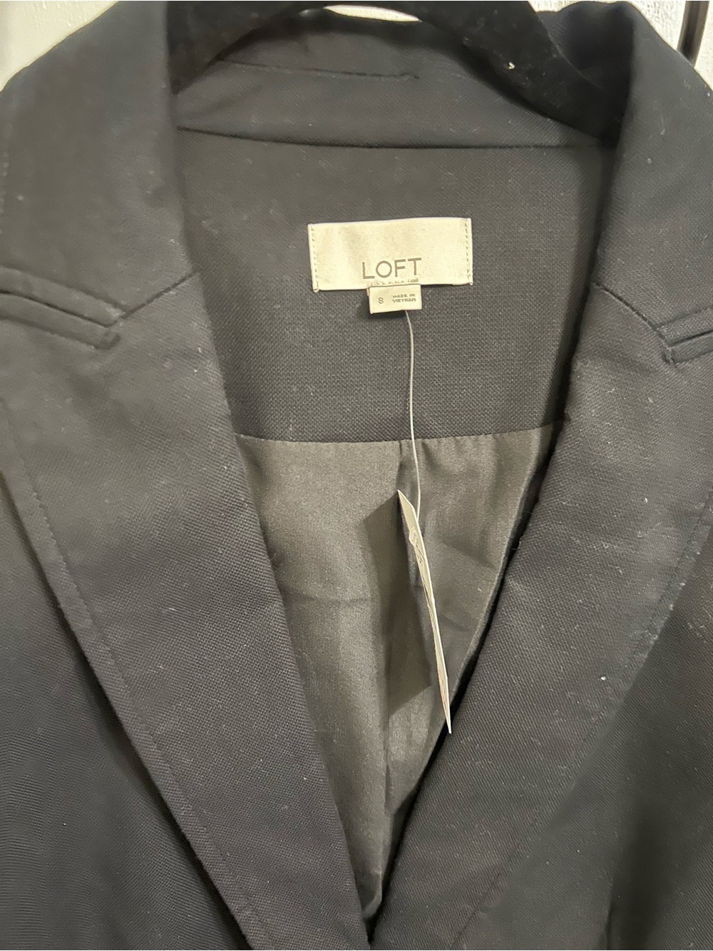NWT LOFT Women's Black Single-Button Blazer Size 8 - Picture 5 of 5